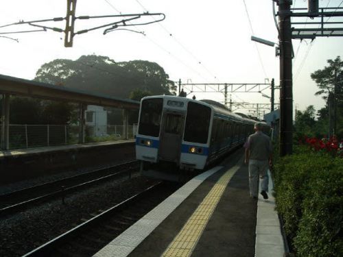 鹿児島本線787系 海岸沿いを走るエル特急つばめ 2003-08-02