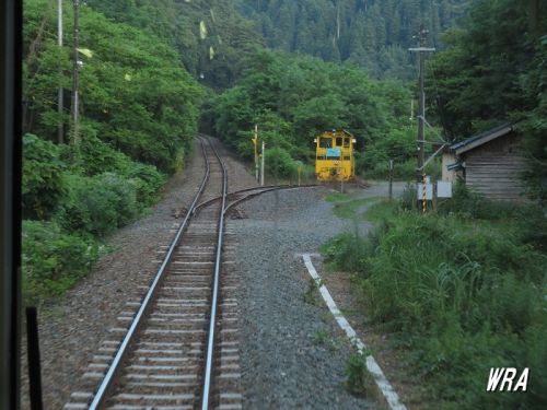 【JR山田線のスイッチバックは今】車内から浅岸&大志田駅跡を撮る