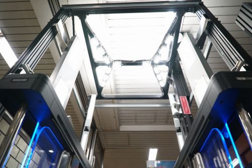 大国町駅の顔認証改札がカスタマイズされる