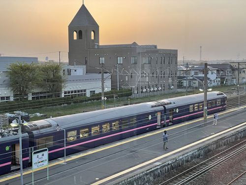 秋田駅 秋のふれあいフェスタ2021で最後の485系を展示