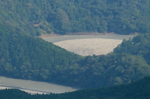 湖のように見える大井川 - 2021年残暑・大井川鉄道 -