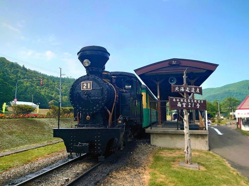 丸瀬布森林公園いこいの森へ。北海道遺産 森林鉄道蒸気機関車「雨宮21号」【北海道✴鉄道巡り⑫】
