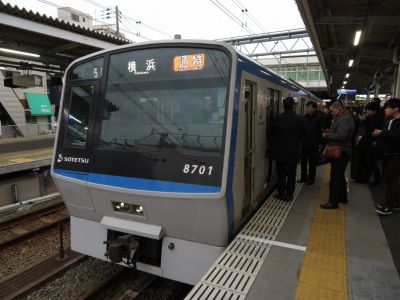 相鉄8000系 相鉄本線通勤特急横浜行き
