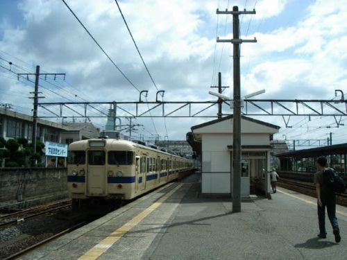 山陽本線115系 山陰本線の終点は幡生駅 2003-08-15