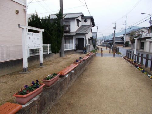 阿津駅跡 下津井電鉄下津井電鉄線