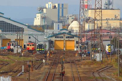 先日の釧路駅で「周年記念イベント2021」第2弾の様子
