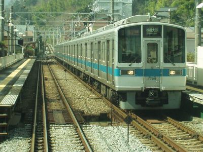 小田急1000形(ワイドドア) 箱根登山鉄道鉄道線急行相模大野行き