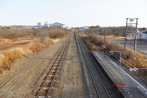 豊頃駅の構内