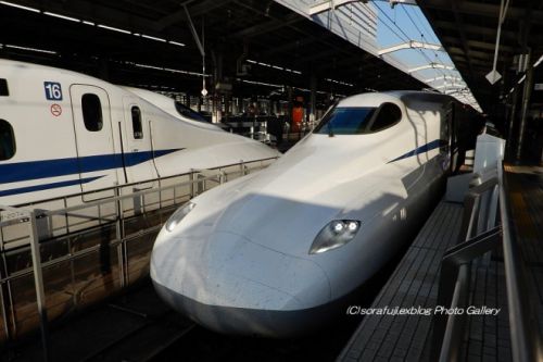N700S 新大阪駅入線