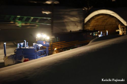 除雪用 ディーゼル気動車(機械)列車扱いではないようだ