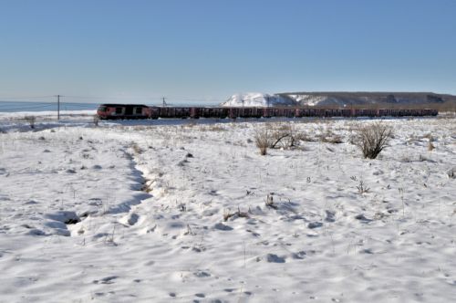 根室本線(2022/01/23音別・庶路貨物列車編)