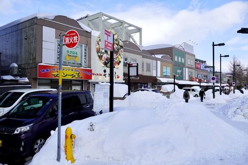 手稲駅北口の商店街?