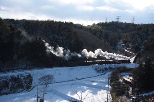 雪は止んで白煙が光った - 2011年・真岡鉄道 -