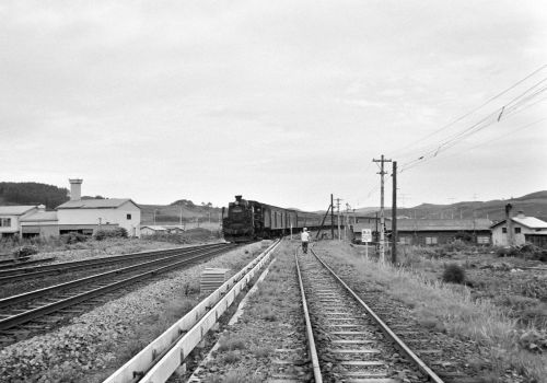 石北本線　美幌駅で大雪くずれのＣ５８３９０を撮る